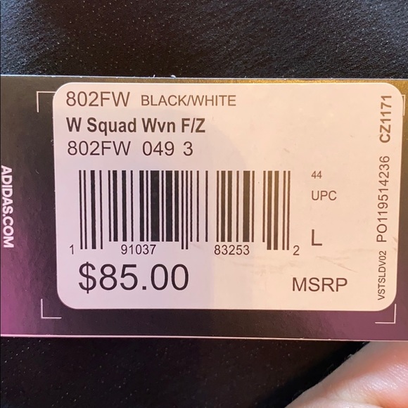 Adidas Women’s Squad Woven Jacket - Picture 3 of 3